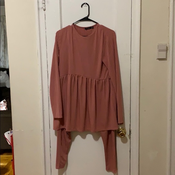 Boohoo Maternity Smock Lounge Set - Picture 2 of 2